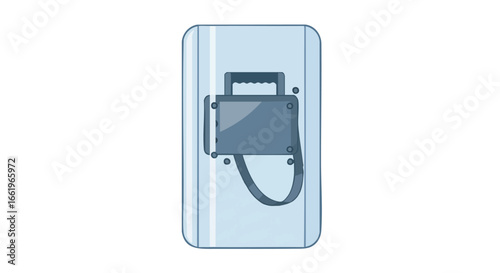 Riot control shield illustration, safeguarding and order concept, protecting from turmoil, resilience symbol, isolated equipment for defense and