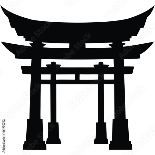 torii gate, japanese torii gate, traditional torii, shinto torii, red torii gate, sacred torii, iconic torii,