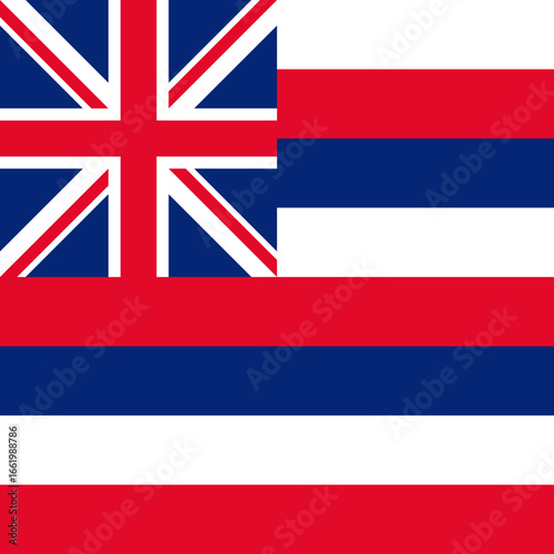 Flag of Hawaii - square variant