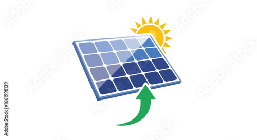 Illuminating the Future: A Solar Panel Harnessing Sun's Energy for Sustainable Energy Transition