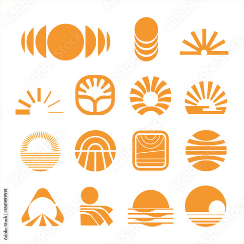  the sun icon set my own created not AI Generated. 