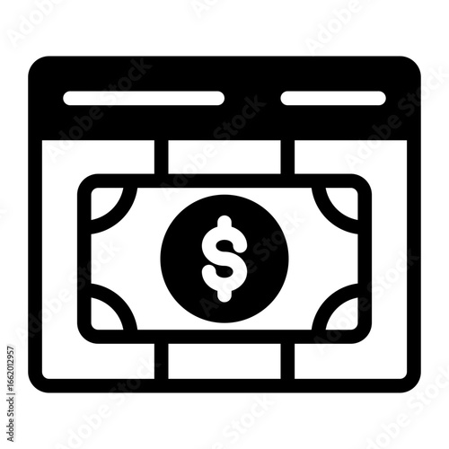 Business Liquidity Revenue Management icon from the Financial Projection icon collection (Mixed Style)