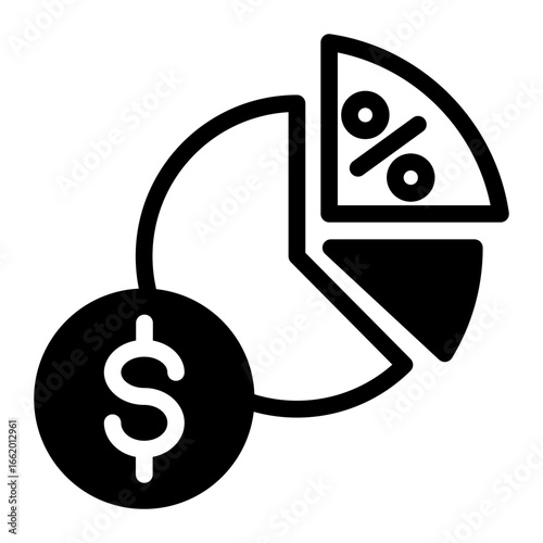 Financial Profit Buffer Analysis icon from the Financial Projection icon collection (Mixed Style)