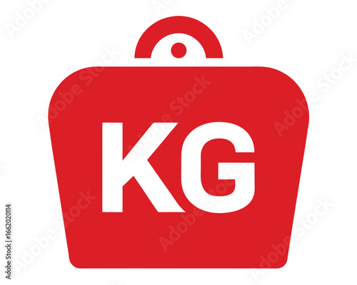 Weight Scale Icon KG Symbol Overweight Body Symbol Kilogram Scale