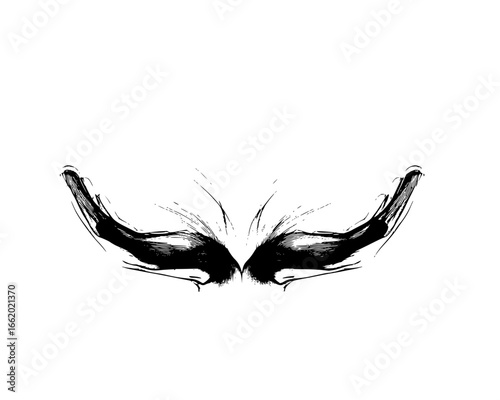 Chakra hands energy spiritual mystical symbol art