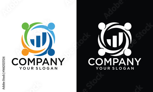 Creative Marketing, finance, sales, media and business logos and icons