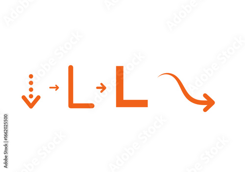 Visualizing the process of learning through step-by-step progression and smooth transition towards an objective