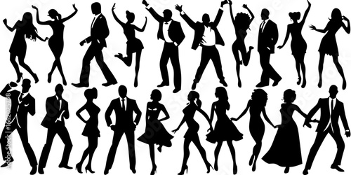 Black Dance Silhouette Collection
