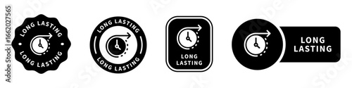Long Lasting vector stamps for product properties information.