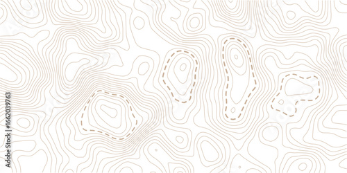 The stylized height of the topographic map contour in lines and contours isolated on transparent. Black and white lines seamless Topographic map patterns, topography line map. 