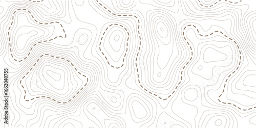 Vector contour topographic map background. Topography and geography map grid abstract backdrop. Business concept. Vector illustration