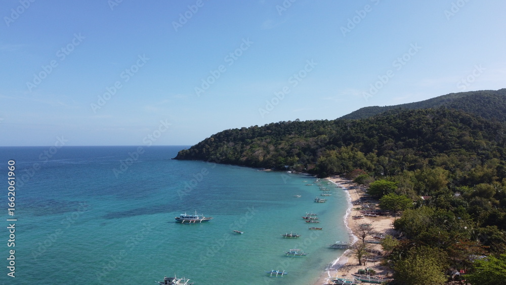 Naklejka premium Beautiful Beach View