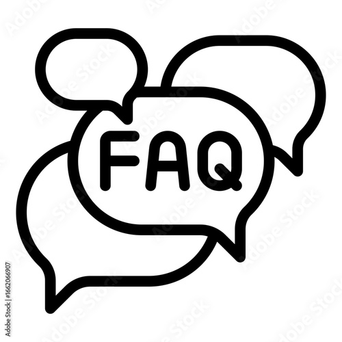 faq icon vector
