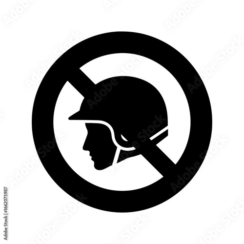 No helmet required sign safety regulations construction site safety requirements and regulations symbol