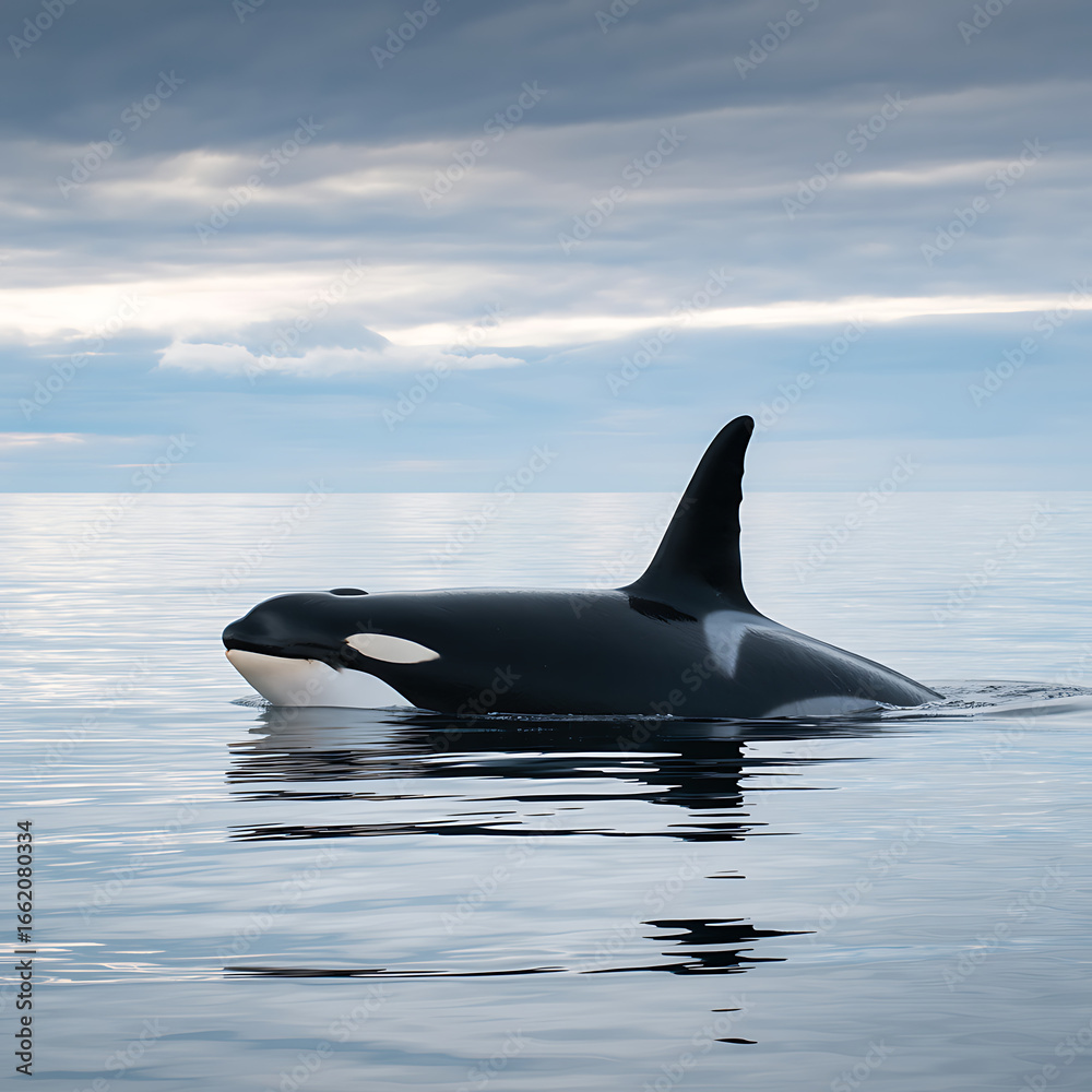 Fototapeta premium dolphin jumping out of water