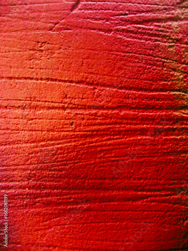 Red Wall Texture – Rough Painted Surface for Backgrounds and Design