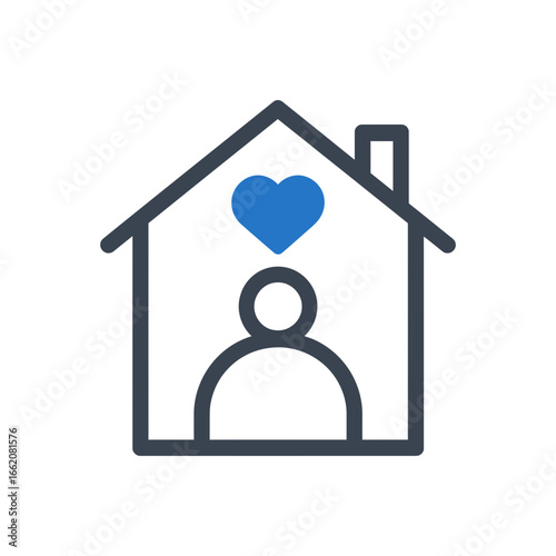 At Home Elder Care Icon