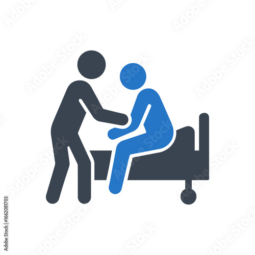 Patient Mobility Assistance Icon