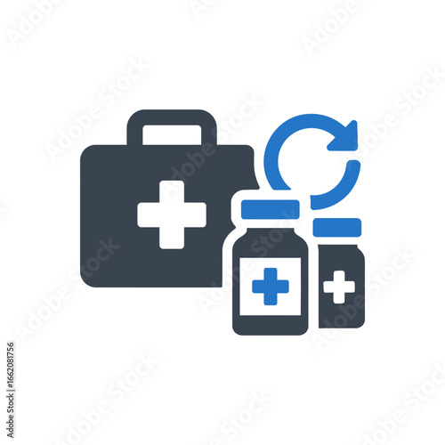 Medical Supply Renewal Icon