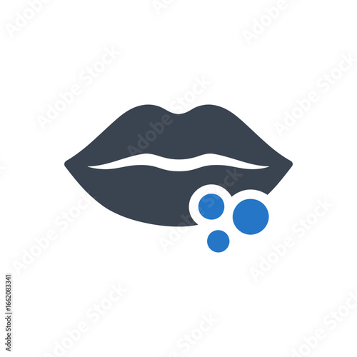 Mouth Herpes Sores Icon