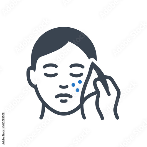 Skin Cleaning Wipe Icon