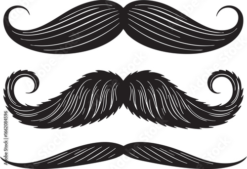 Mustache Silhouette Designs