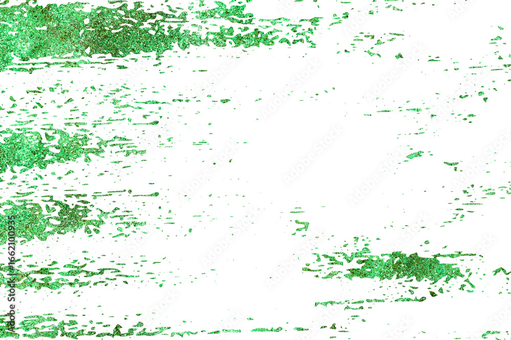 Obraz premium Abstract green grunge texture background isolated on transparent background