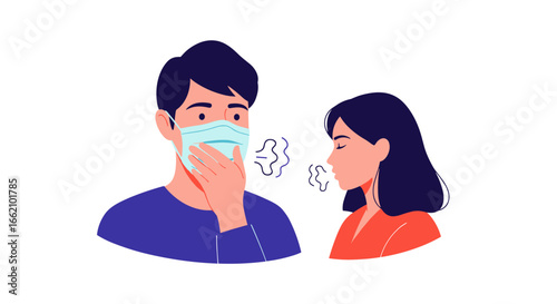 Preventing respiratory illness spread with face masks and social distancing during public health crises