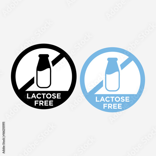 LACTOSE FREE VECTOR ICON