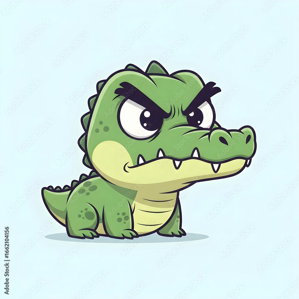 Fototapeta premium Angry Baby Alligator