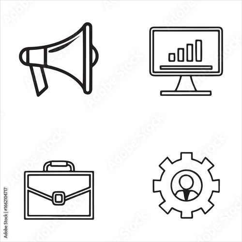 set of icons for web design