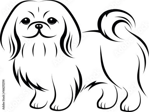 realistic 3d logo colorful image of an dog piking eps on white background