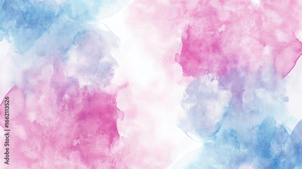 Fototapeta premium Seamless pattern pastel watercolor gradient abstract on white background