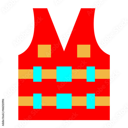 Life Vest Vector Design Icon Style