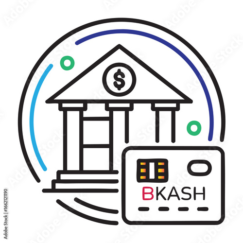 illustration of a house with a dollar symbol