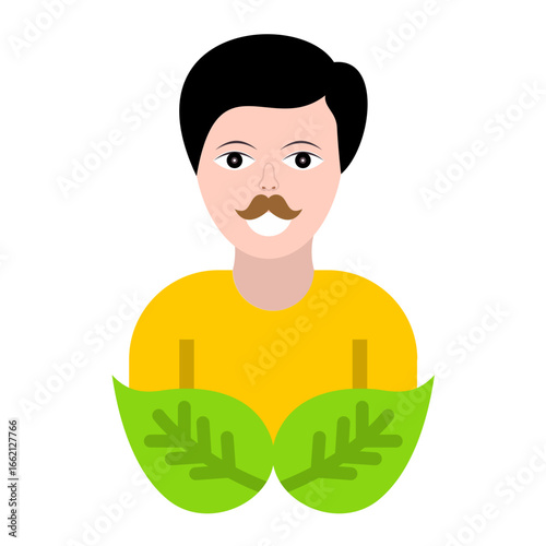 Ecologist Vector Design Icon Style