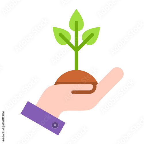 Replant Vector Design Icon Style