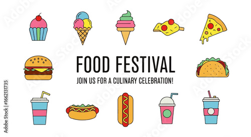 Colorful Gift Box with Ribbon and Bow for Celebration or Special Occasion.