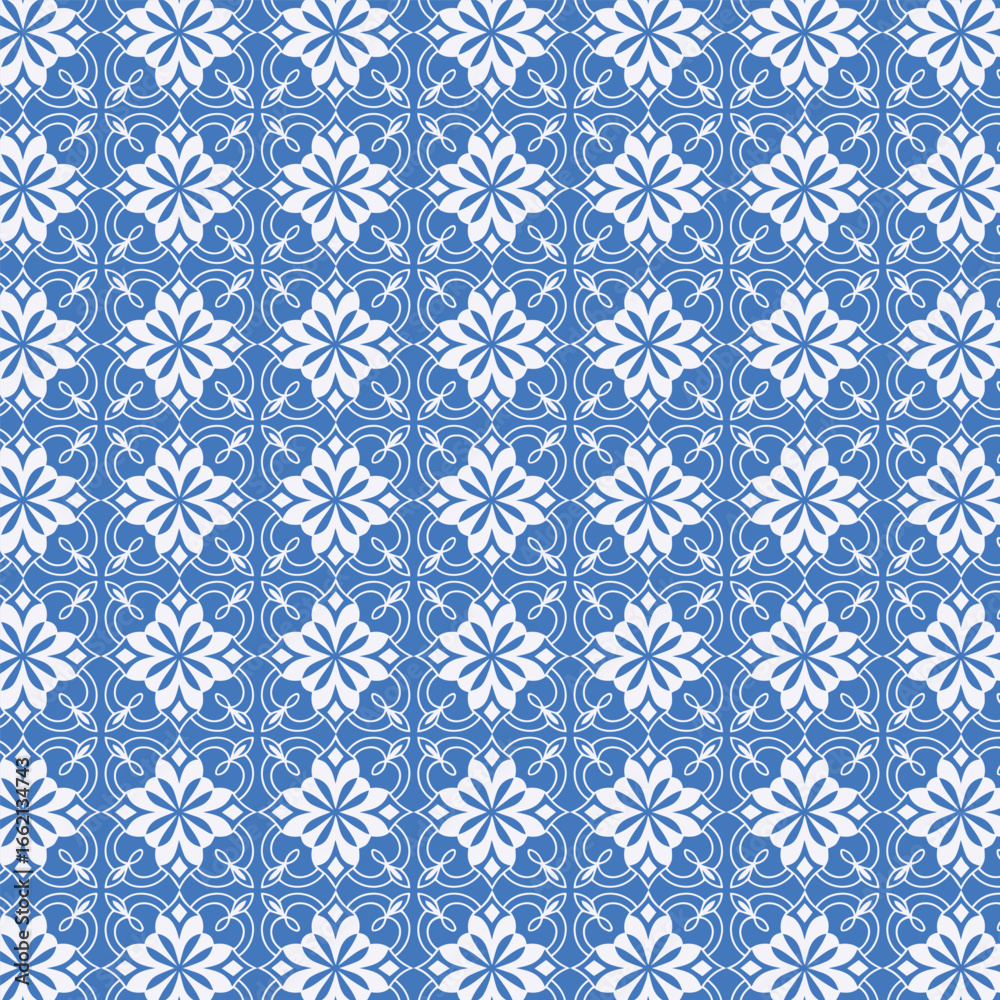 Fototapeta premium seamless pattern with snowflakes