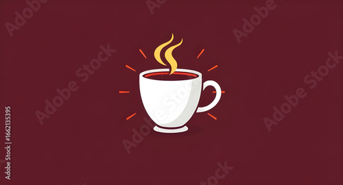 steaming tea cup, cup with teabag, cartoon tea cup, tea clipart, tea with string, cozy tea mug, tea cup design, tea drink vector, teabag cup icon, warm drink illustration, English breakfast tea, teacu