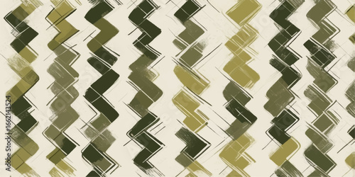 A set of four seamless geometric patterns with a vintage checkered design for fabric, wallpaper, or textile art