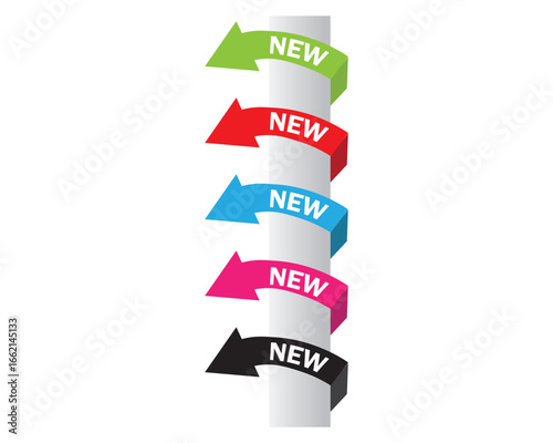 New wrap around arrows set. New badge lable collectio