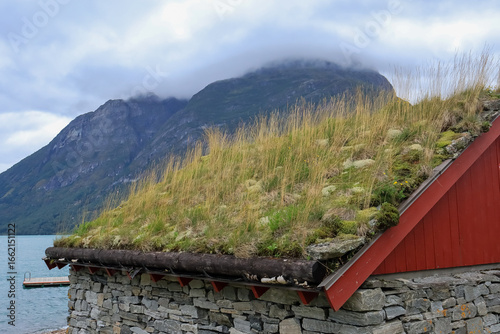 wooden house in the mountains - Norway 