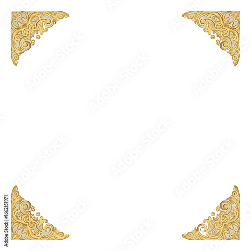 Abstract geometric shape with flowing lines and curves