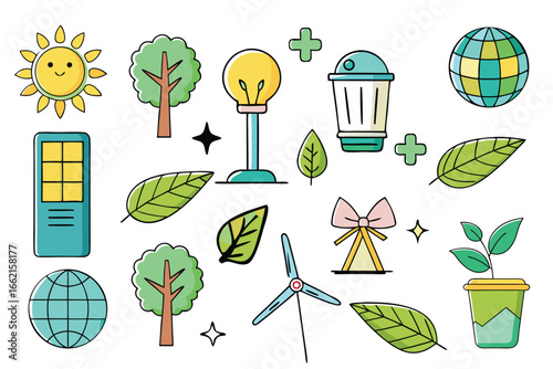 Sustainable and Eco-Friendly Doodle Set