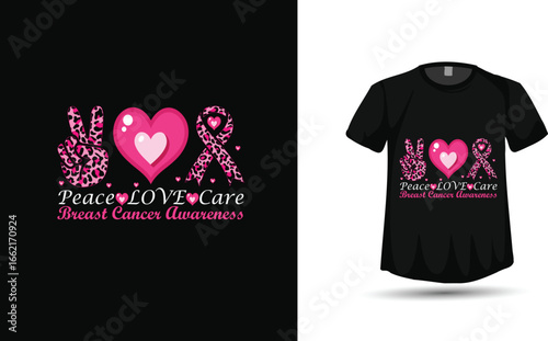 Breast cancer awareness tshirt design
