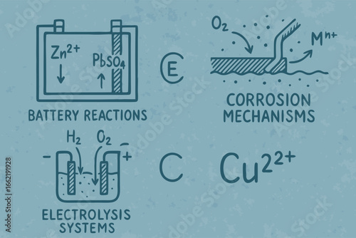 Chemistry and Electrochemical Processes: Battery Reactions, Electrolysis, and Corrosion