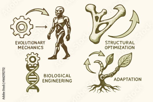Engineering Evolution: Mechanics, Optimization, and Adaptation