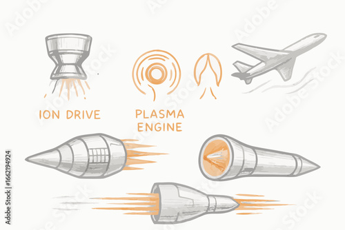 Atmospheric Propulsion Vector Set: Ion Drive, Plasma Engine, Flight