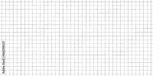 White grid paper background with black lines texture